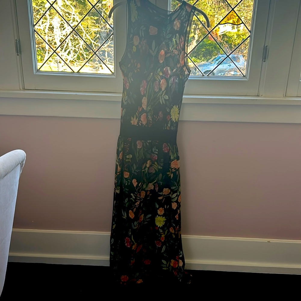Floral Sleeveless Theory Dress Size S